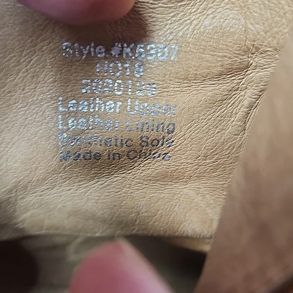 Madewell Charley Size 8.5 M Chestnut Brown Leather Booties Zip Cowboy Western - Picture 14 of 14